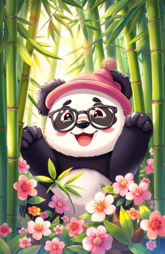 Cute Anime Panda Wallpaper