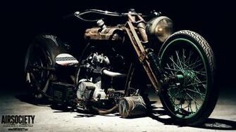 Bagged Rust Motorcycle Chopper Yamaha Xs650 Wallpaper Jpg