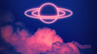 Blue And Pink Aesthetic Neon X Wallpaper