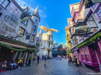 Diagon Alley Holiday Landscape Wallpaper Allears Net