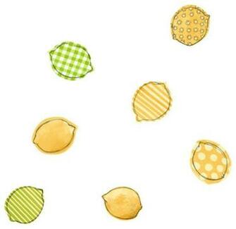 Bistro Printed Lemons Wallpaper Ecl Ctico Papel Pintado