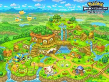 Pokemon Mystery Dungeon Magnagate Desktop Wallpaper Of