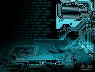 The Gallery For Gt Blue Circuit Board Wallpaper HD