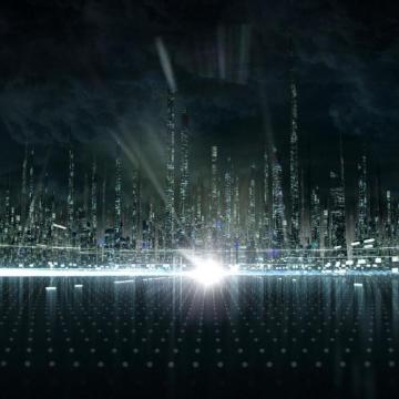 City Grid iPad Wallpaper