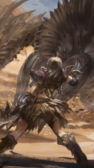Monster Hunter World Phone Wallpaper
