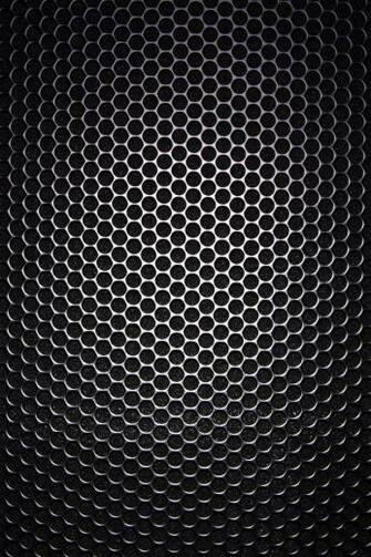 Black Honeycomb Pattern iPhone Wallpaper