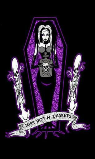 Gothic Coffin Live Wallpaper Screenshot