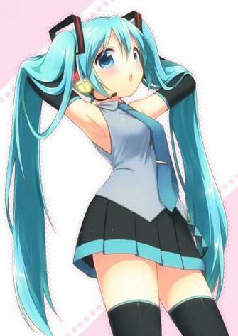 Hatsune Miku Wallpaper Blue Eyes School