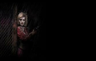 Wallpaper Girl Gun Rain The Fence Grille Art Blonde Black