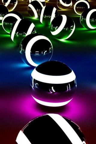 Abstract Colors Balls iPhone Wallpaper iPhone7wallpaper Co