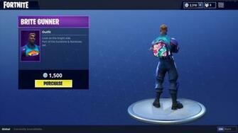 Fortnite News Fnbr On Brite Gunner Comes With The