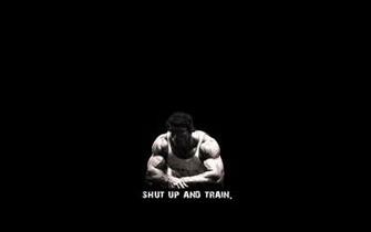Beast Motivation Arnold Shut Up And Train Wallpaper