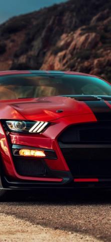 Ford Mustang Shelby Gt500 Red And Black