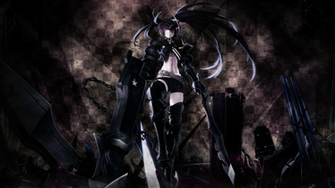 Wallpaper Insine Black Rock Shooter By Mackaged