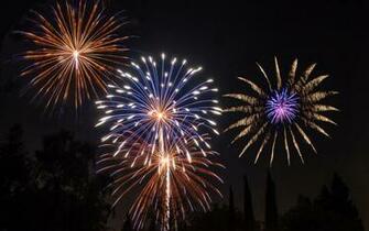 Fireworks Night New Year Fourth 4th July Wallpaper