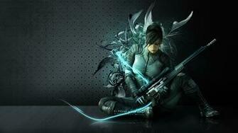 Abstract Sniper Wallpaper HD