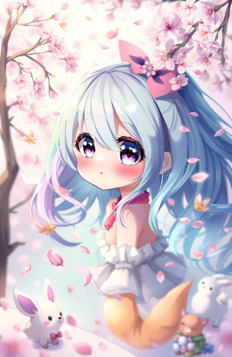 Cute Anime Girl Wallpaper