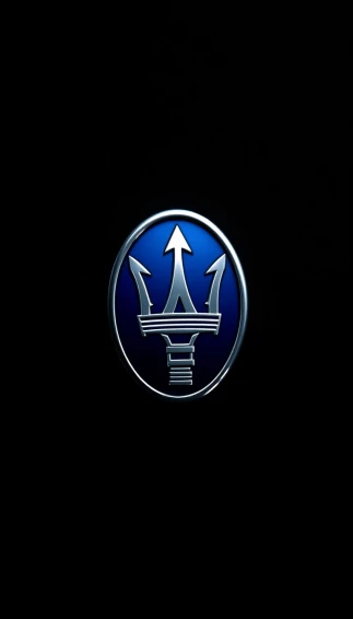 Maserati Logo Phone Wallpaper