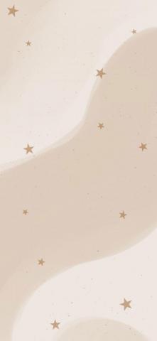 Aesthetic Stars Beige Wallpaper Light For iPhone