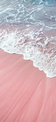 Pink Wawes iPhone Wallpaper