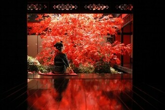Kimono Wallpaper Asian Zither Japanese Tablewares