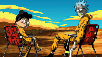 Rick And Morty Stoner Breaking Bad Wallpaper