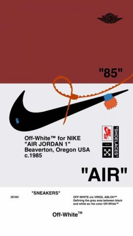 Nike X Off White Esketit Visual Wallpaper