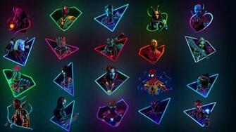 Combined The Neon Art Into A Desktop Wallpaper Original By