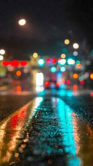 Best iPhone Wallpaper 4k Street Lights Road Awesome