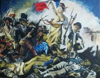 Liberty Leading The People Recreation By Bryannavasero