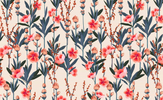 Floral Pattern Wallpaper