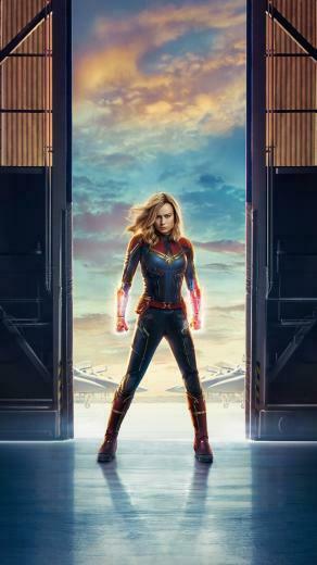 Captain Marvel Phone Wallpaper Cute