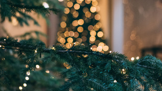 Wallpaper Christmas Tree New Year