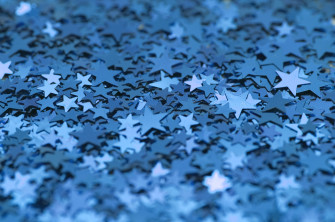 Blue Glitter Background Wallpaper