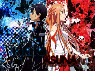 Wallpaper Kirito Y Asuna By Kerax99