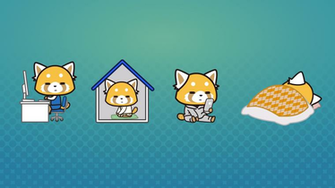 Work Home Phone Sleep 4k Wallpaper Aggretsuko