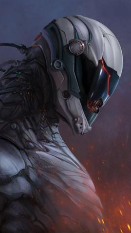 Cyborg Htc One Wallpaper
