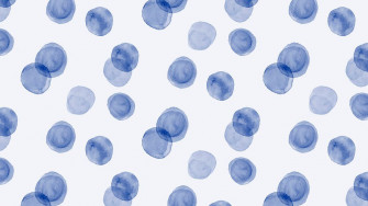 Aesthetic Indigo Watercolor Computer Wallpaper