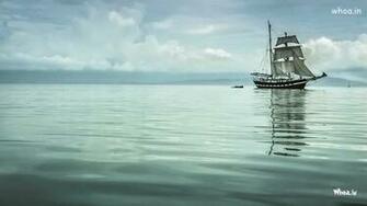 Old Ship In Sea Full HD Wallpaper For Desktop