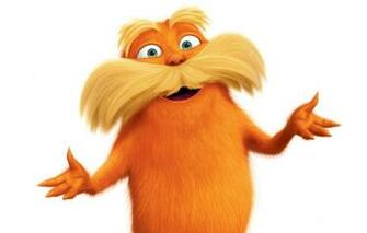 Wallpaper Orange White Background Shaggy The Lorax