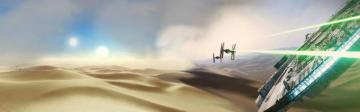 Dual Monitor Wallpaper Natural Environment Desert Sky Landscape
