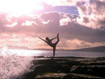 Yoga Sunset Wallpaper The