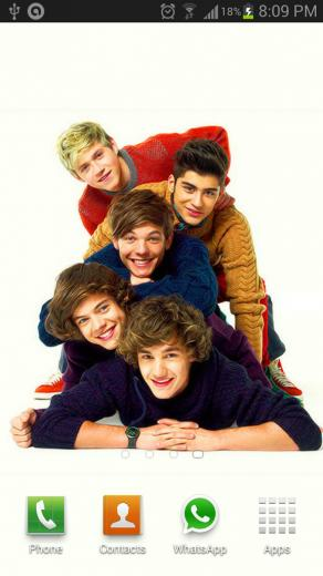One Direction Live Wallpaper For Android