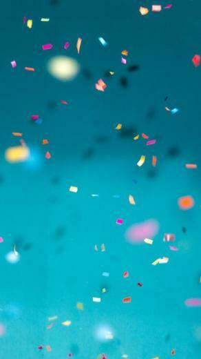 Confetti iPhone Wallpaper Top Background