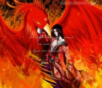 My Little Pheonix Boy Anime Flame Bird Myth