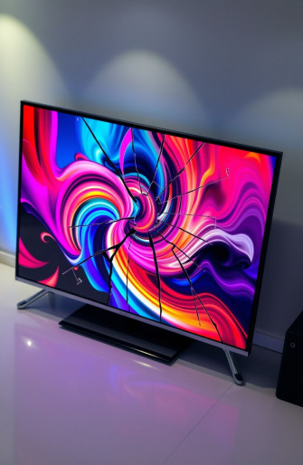 Broken Tv Screen Wallpaper