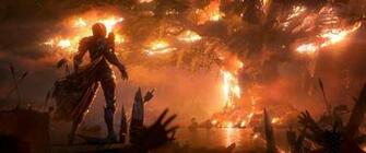 Sylvanas Windrunner Watching As Teldrassil Burns