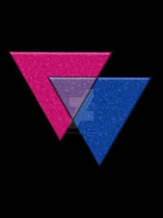 Bisexual Pride Triangles By Lovemystarfire