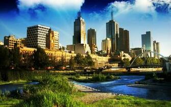 Melbourne HD City Wallpaper Points