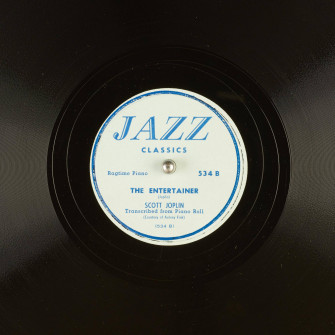 Scott Joplin S The Entertainer Vinyl Record Wallpaper
